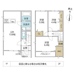 Arietta B 3LDKの間取図画像