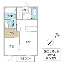 HIGASHI-AKATSUKATERRACE 1LDKの間取図画像