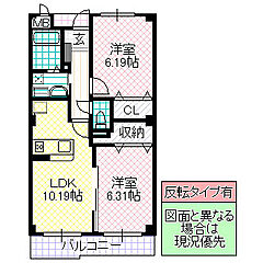 物件の間取り