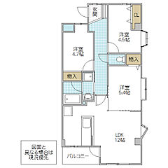 物件の間取り
