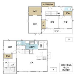 笠間市石井 4LDKの間取り