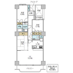 間取図画像 3LDK