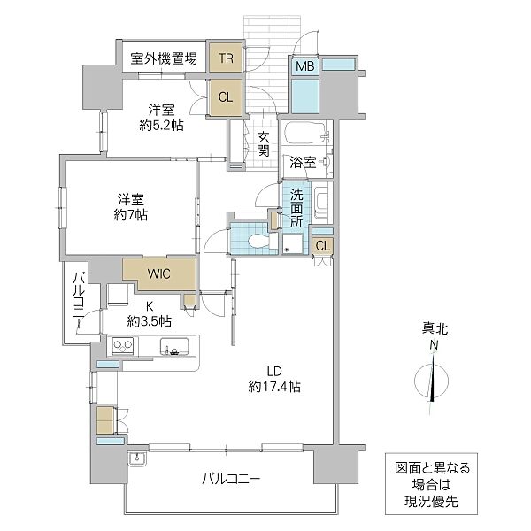 間取りを拡大表示