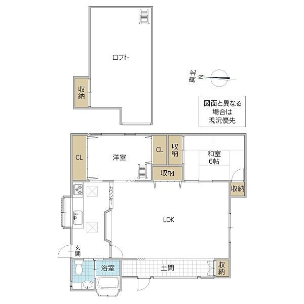 間取りを拡大表示