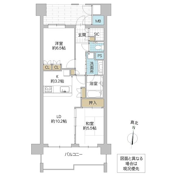 間取りを拡大表示