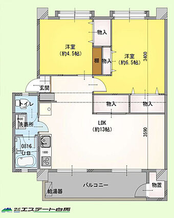 コンパクトな2...