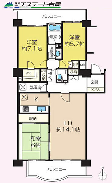 間取りを拡大表示