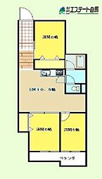 間取図画像 3LDK