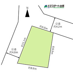 所沢市上新井3丁目全1区画　売地