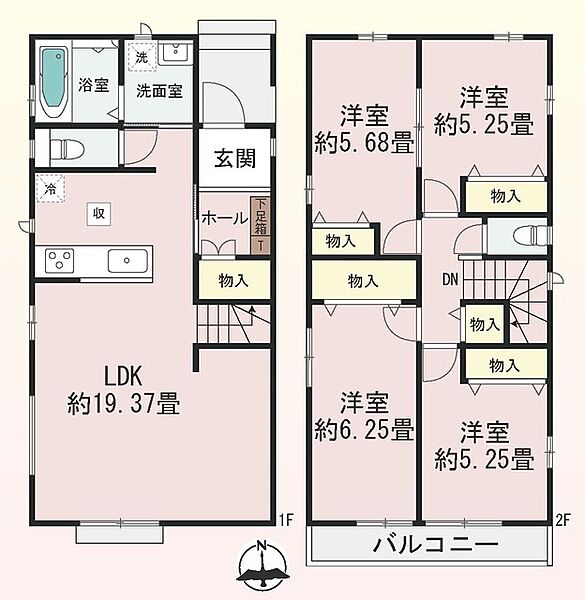 間取りを拡大表示