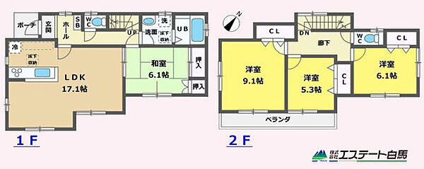 間取りを拡大表示