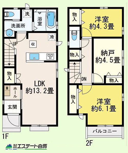 間取りを拡大表示