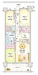 オハナ新所沢 3LDKの間取図画像