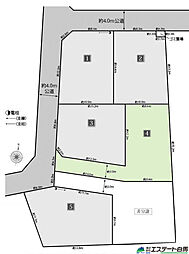 所沢市林全6区画　売地