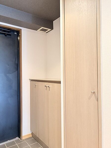 お客様をお迎えする玄関、お家の出入りもスムーズに行えます。