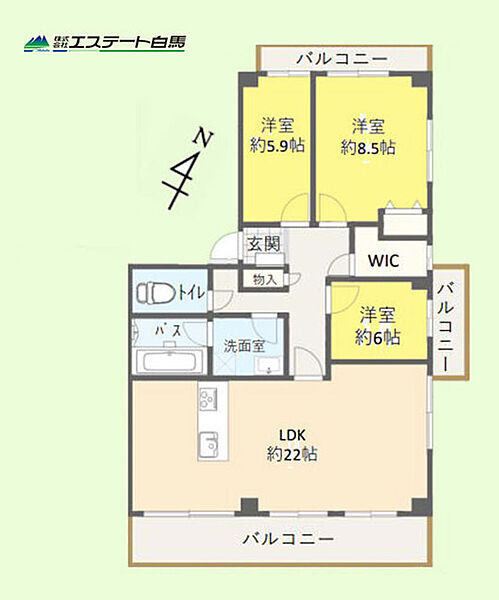 間取りを拡大表示