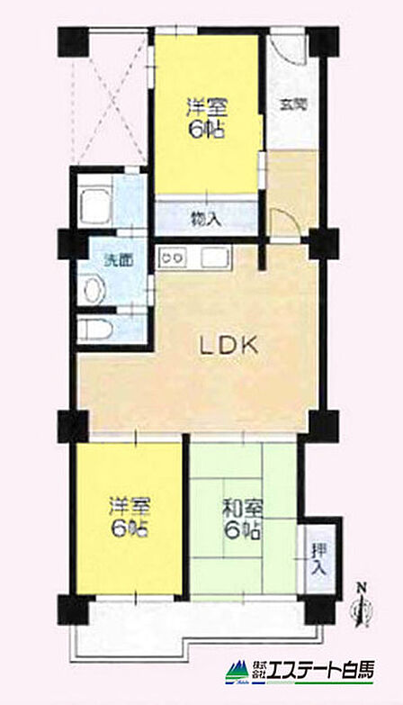 リフォーム前間取り
