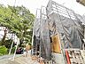 外観：完成への期待が高まる丁寧な施工が進む現地です 