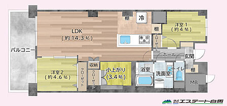 3LDK 間取り