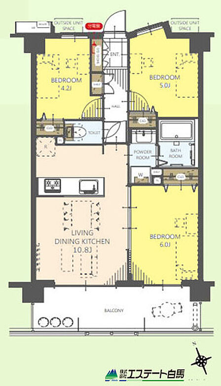 南西向きで明るいお部屋。リノベーションしてからのお引渡しです。