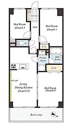 間取図画像 3LDK