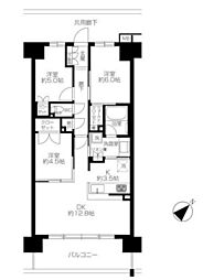 間取図画像 3LDK