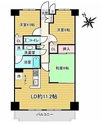 ワコーレロイヤルガーデン北本E棟 3LDKの間取図画像