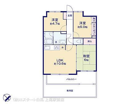 3LDK 間取り