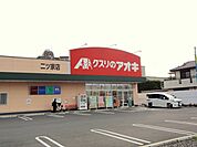 クスリのアオキ二ツ家店（670m）
