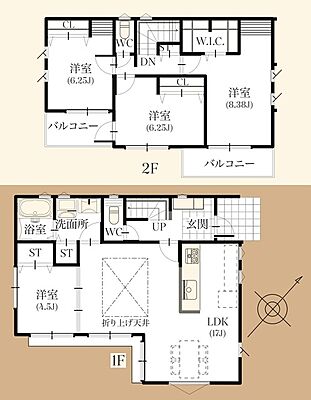 間取り さいたま市西区プラザ