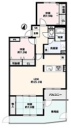 ライオンズマンション大宮吉野原 3LDKの間取図画像