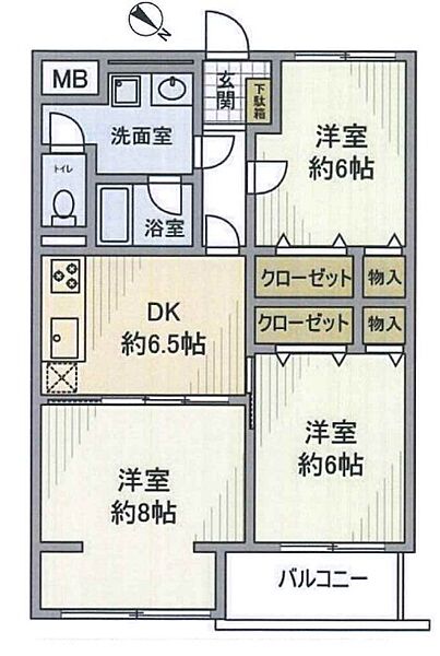 間取りを拡大表示