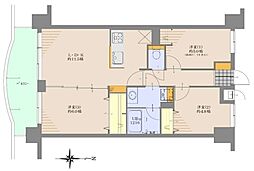 ライオンズマンション大宮日進町 3LDKの間取図画像