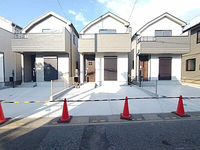 外観:完成物件だから、引っ越したあとの配置や動線も分かりやすい。 外観:完成物件だから、引っ越したあとの配置や動線も分かりやすい。