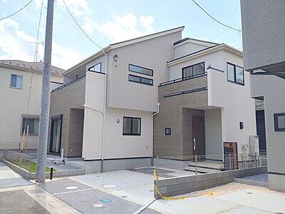 外観：完成物件だから、引っ越したあとの配置や動線も分かりやすい。 