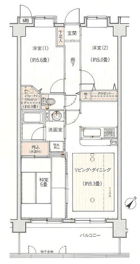 図面と現況が異なる場合は現況を優先させていただきます。