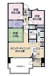 コットンアイランドアルテ 3LDKの間取図画像