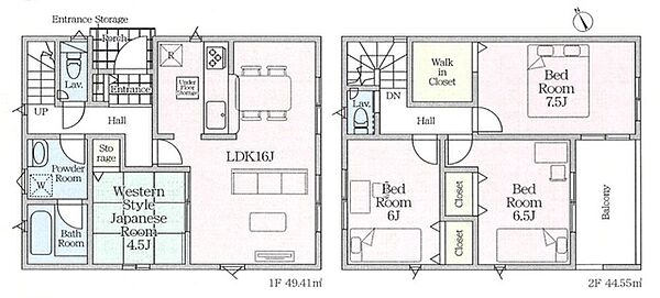 間取りを拡大表示