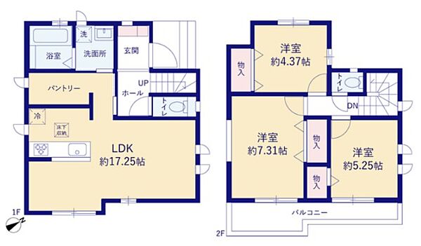 間取りを拡大表示