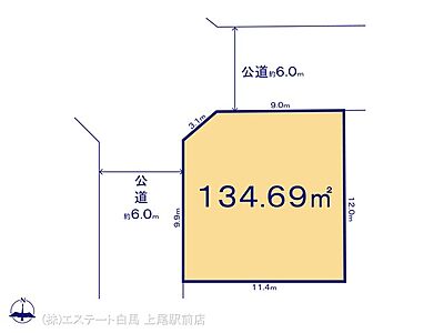 区画図：図面と異なる場合は現況を優先