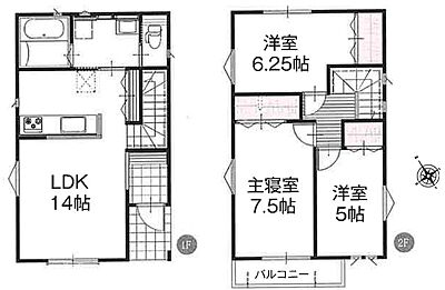 間取り：図面と現況が異なる場合は現況を優先させていただきます。 