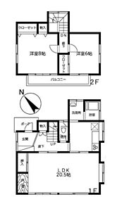 間取り：図面と現況が異なる場合は現況を優先させていただきます。 