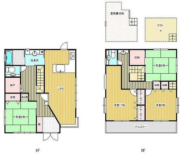 間取りを拡大表示