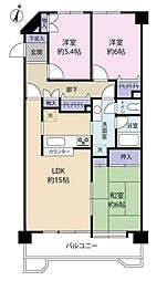 間取図画像 3LDK