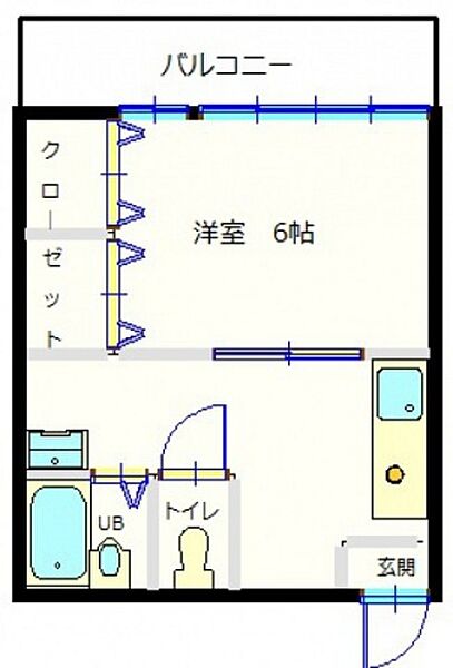 第一今井ビル ｜広島県広島市東区光町2丁目(賃貸マンション1DK・4階・28.08㎡)の写真 その2