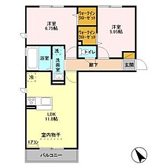 物件の間取り