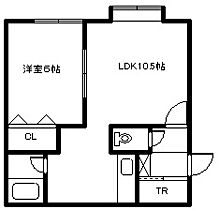 ジュリＤ 110 ｜ 北海道旭川市東光十六条4丁目2-3（賃貸アパート1LDK・1階・40.11㎡） その2