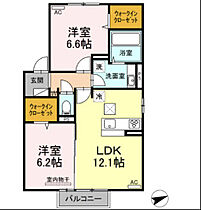 プロムナード　デュオ 101 ｜ 大分県中津市中央町２丁目9-17（賃貸アパート2LDK・1階・59.58㎡） その2