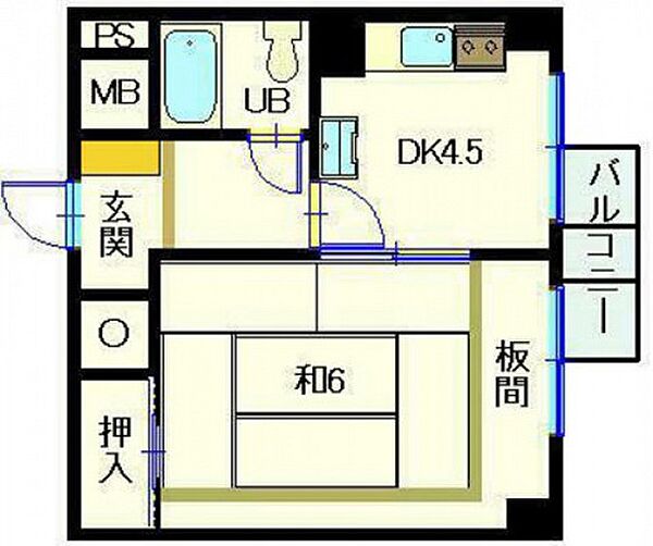 広島県広島市東区光町1丁目(賃貸マンション1DK・9階・29.03㎡)の写真 その2