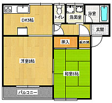 恵コ―ポ 202 ｜ 千葉県山武市成東494-6（賃貸アパート2DK・2階・43.26㎡） その2